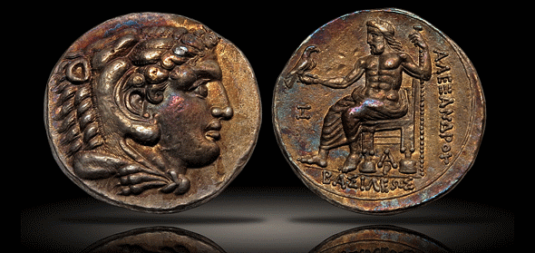 Ancient Coins – Alexander the Great Tetradrachms and Herakles’ Slaying of the Nemean Lion MACEDONIAN KINGDOM. Alexander III the Great (336-323 BC). AR tetradrachm