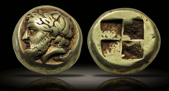 Ancient Coins – Zeus, the King of the Gods IONIA, Phokaia, Electrum Hekte, ca.450-400BC