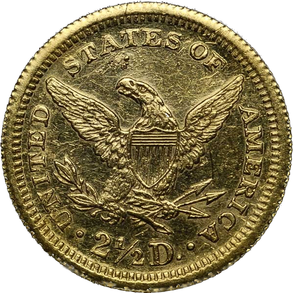 Counterfeit Coin 1861 Type 2 Quarter Eagle