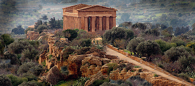 Ancient Greek Coins - The Eagles and Coinage of Akragas - Temple of Concordia 