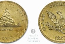 Stack's Bowers to Offer 1860 Clark Gruber $20 in August Auction