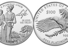 United States 2018 Preamble to the Declaration of Independence: Life Platinum Proof Eagle Coin United States 2018 Preamble to the Declaration of Independence: Life Platinum Proof Eagle Coin