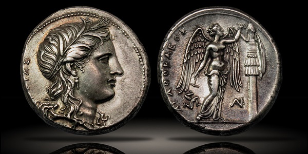 Ancient Greek Coins – Agathokles’ Victory
