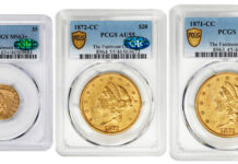 Important Paper Money and Colonial Coinage at Stack’s Bowers Spring 2023 Expo Auction CAG Set of Fairmont Collection Gold Coins - Stack's Bowers Galleries Spring 2023 Whitman Expo Auction