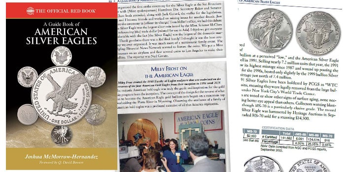 Whitman Publishes New Reference by Joshua McMorrow-Hernandez: A Guide Book of American Silver Eagles