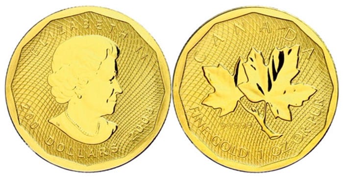 Canadian Gold Maple Leaf