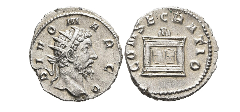Trajan Decius, 249-251. Antoninianus ( 22 mm, 3.42 g,) RIC 92b.Rare and in exceptional condition for the issue.