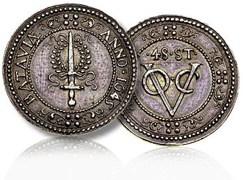 Netherlands East Indies. Crown, or Real of 48 Stuivers, 1645 (Batavia). The Greatest World Coin Auction - The Millennia Collection, Part 2: European Coins