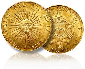  Argentina - Provincias del Rio de la Plata. 8 Escudos, 1813 