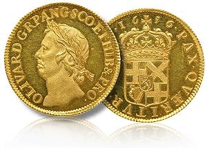 Great Britain. Gold Pattern Broad, 1656
