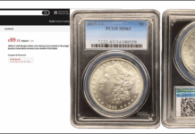 Counterfeit 1893-CC Morgan Dollar on AliExpress