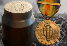 Uncancelled Die for the World War I Victory Medal Surfaces – A Once-in-a-Generation Discovery Victory Medal Uncanceled Reverse Die
