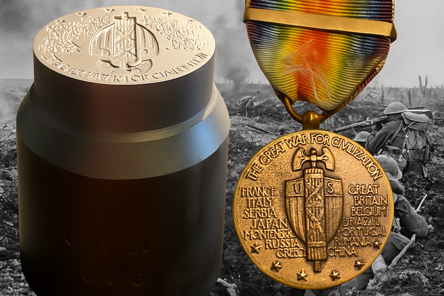 Victory Medal Uncanceled Reverse Die