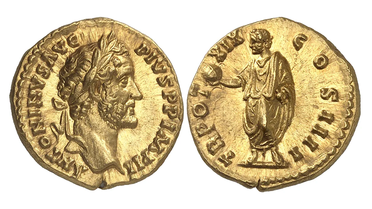 No. 208 – Antoninus Pius, 138-161. Aureus. From Münzen und Medaillen AG. About mint state. Estimate: 5,000 euros.