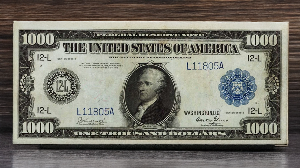 1914 San Francisco $1000 Federal Reserve Note. Image: Stack's Bowers/CoinWeek.