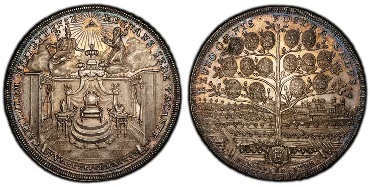 GERMAN STATES. Eichstatt. 1790 W AR 2 Thaler. PCGS MS64.