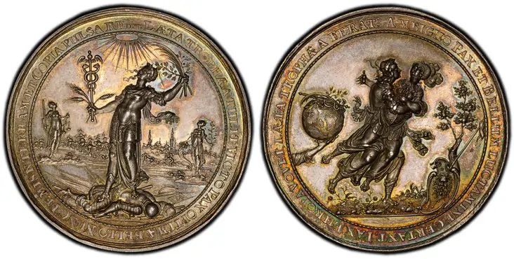 DANZIG. (1644) AR Medal. PCGS SP63.