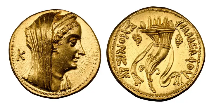 GREEK. PTOLEMAIC KINGS OF EGYPT. Arsinoe II Philadelphos.