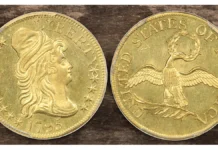Early Half Eagles From Hansen Collection in DLRC Red Carpet Rarities Auction 1795 Liberty Cap Half Eagle. Image: DLRC/CoinWeek.