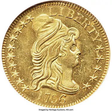 1796/5 BD-1 Half Eagle, MS64From the Famous 'Mr. 1796' Collection