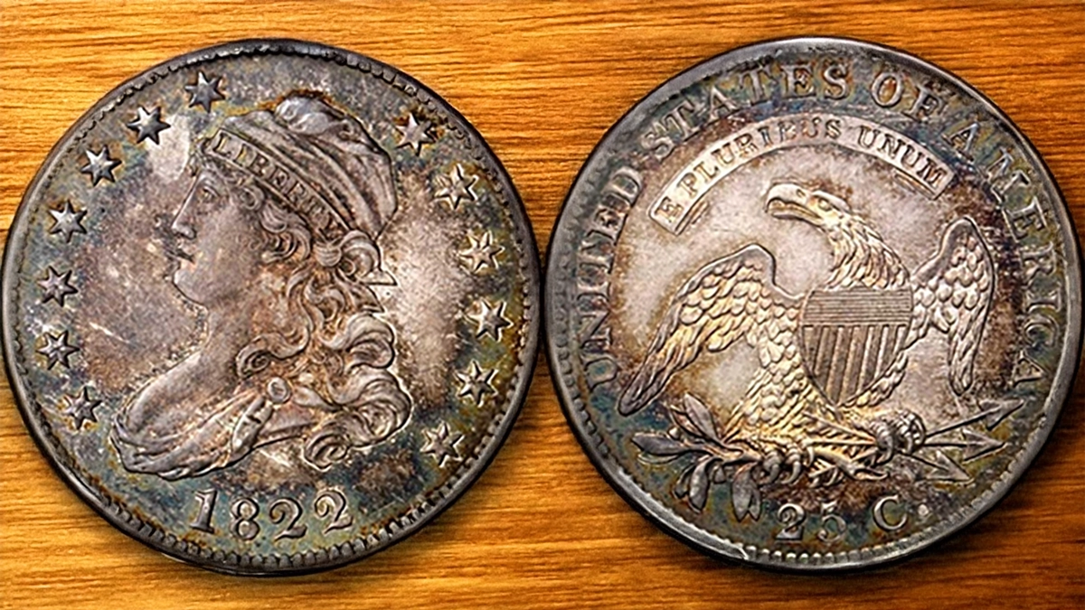 1822 Proof Capped Bust Quarter Dollar, SB-1. Image: Stack's Bowers.