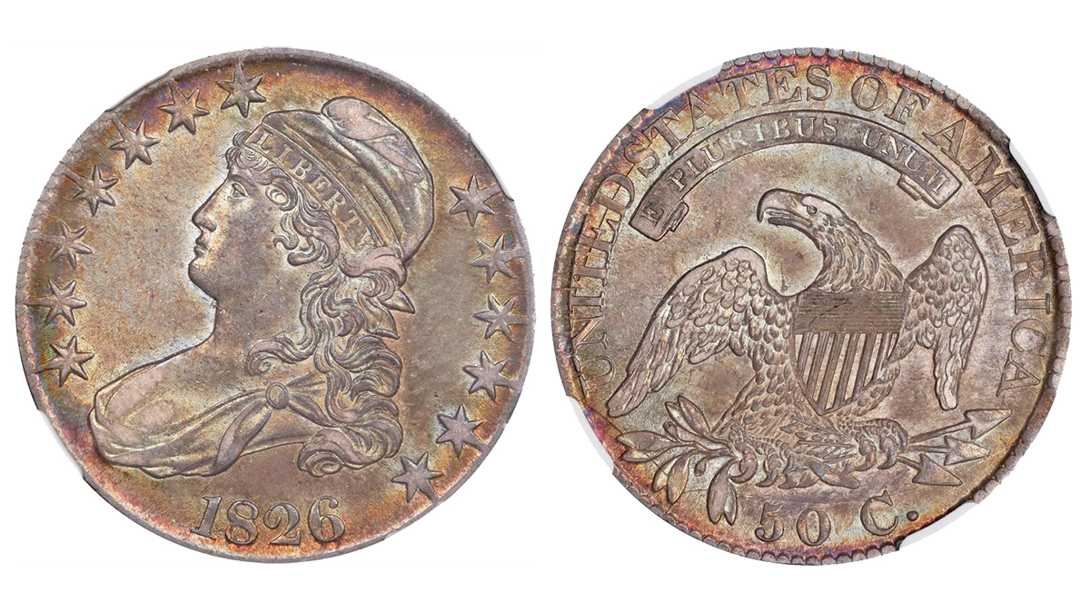 1826 Capped Bust Half Dollar. Image: Stack's Bowers.
