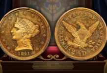 Rare “Little Princess” 1841 Quarter Eagle, an Enigmatic Gold Coin, to be Auctioned This is an image of an 1841 Liberty Head Quarter Eagle, also known as the Little Princess.