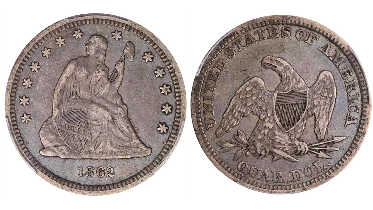 1807 Draped Bust Half Cent graded PCGS Very Fine-25. This example sold for $264 on April 24, 2024.