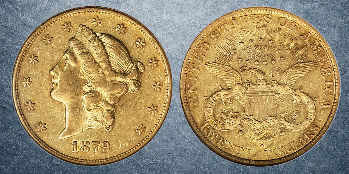 Heritage Auctions - 1879-O Double Eagle, AU55