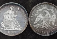 1881 Liberty Seated Half Dollar. Image: Stack's Bowers/CoinWeek.