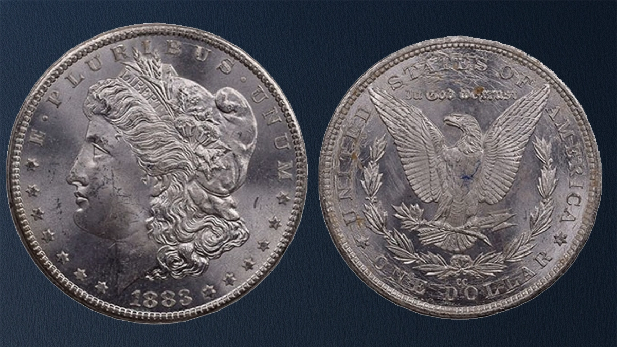 1883-CC Morgan Silver Dollar before conservation. Image: NGC / CoinWeek.
