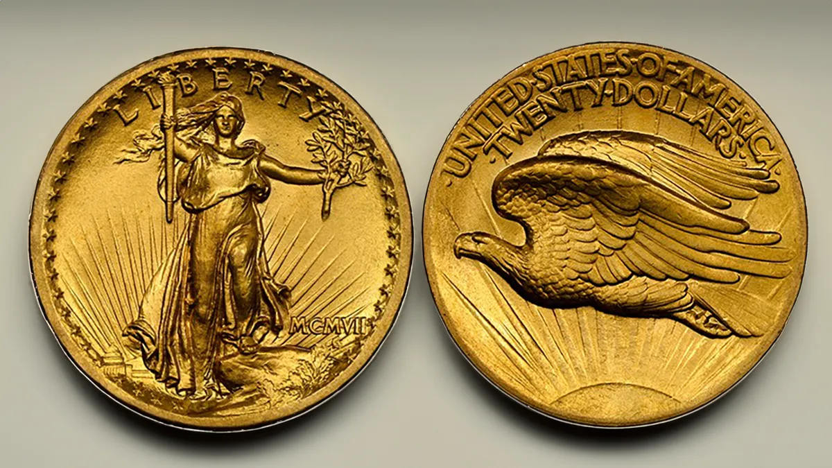 1907 Saint-Gaudens Double Eagle in High Relief. Image: NGC/CoinWeek.