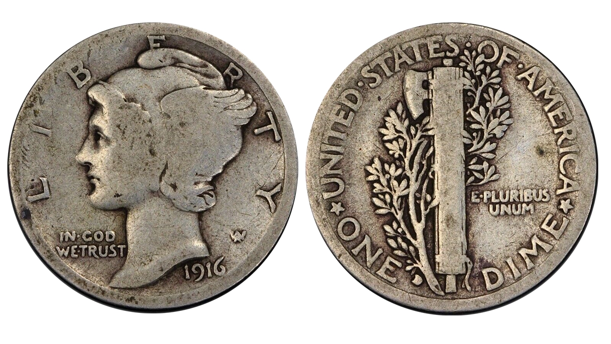 This is a photograph of a 1916-D graded G4. Image: PCGS.