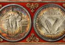 1917 Standing Liberty Quarter, Type 1 : A Collector’s Guide 1917 Standing Liberty Quarter, Type I. Image: Stack's Bowers / CoinWeek.
