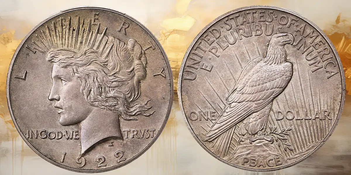 1922 Peace Silver Dollar. Modified High Relief Production Trial. Judd-2020. Rarity-7+. Proof-63 (PCGS). CMQ.