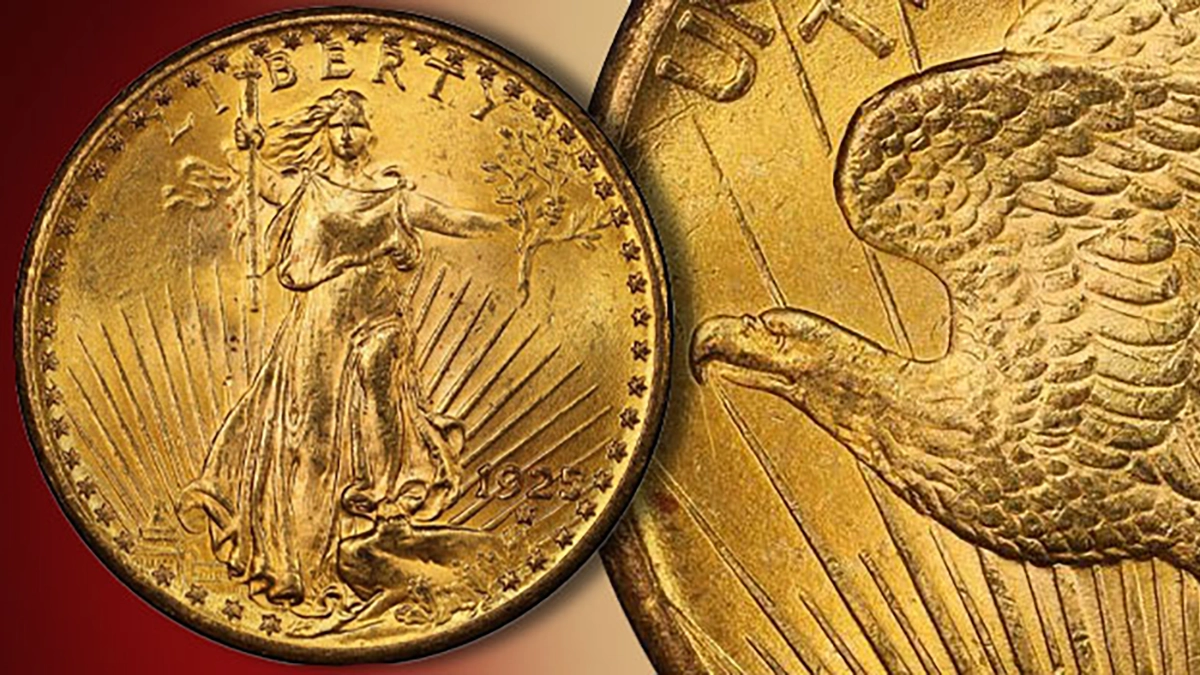 1925 Saint-Gaudens double eagle.