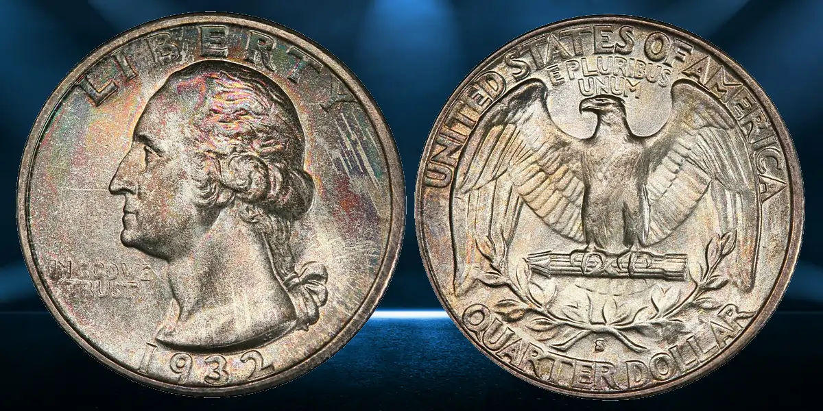 1932-S Washington Quarter. MS-66 (PCGS). CAC.