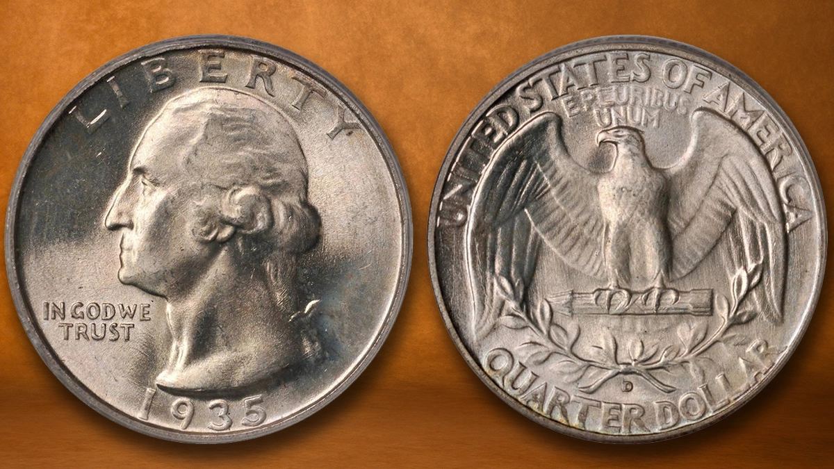 1935-D Washington Quarter. Image: Stack's Bowers / Adobe Stock.