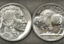 1937 Buffalo Nickel Proof. Image: DLRC/CoinWeek.