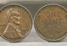 1943-D Bronze Cent, sold for $1.7 million in 2010.
