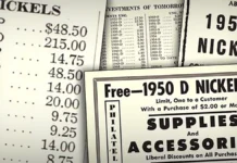 Advertisements for the 1950-D Jefferson nickel. Image: CoinWeek.