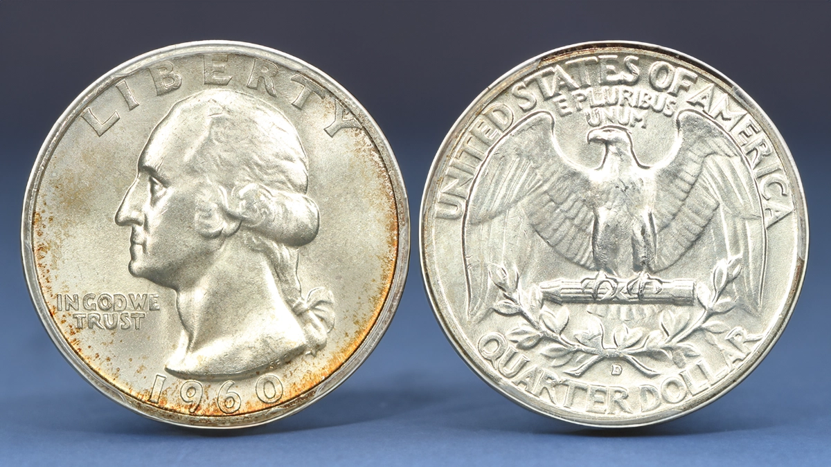 1960-D Washington Quarter. Image: DLRC/CoinWeek.