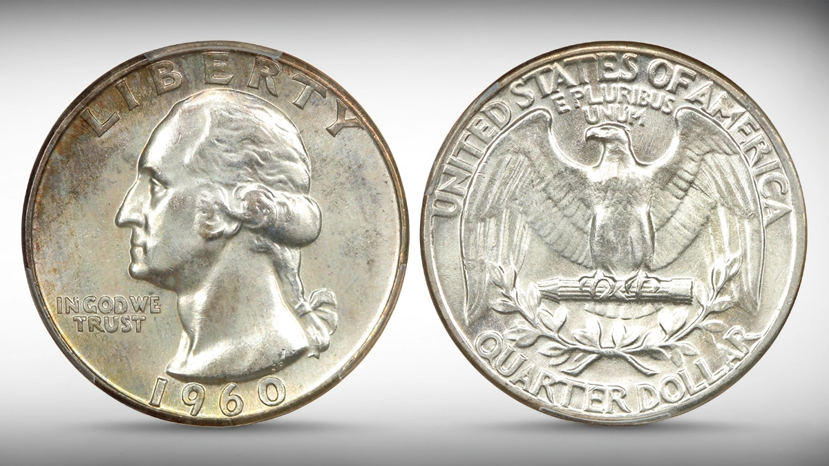 1960 Washington Quarter. Image: DLRC/CoinWeek.