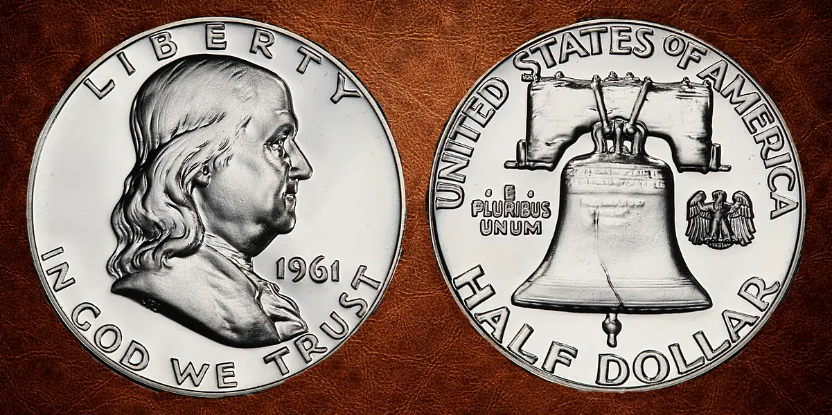 1961 Franklin Half Dollar. FS-801. Doubled Die Reverse. Proof-68 (PCGS). CAC.
