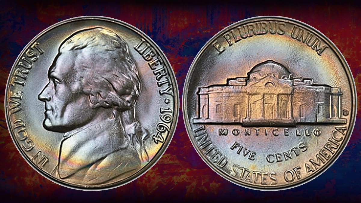 1964-D Jefferson nickel. Image: CoinWeek.