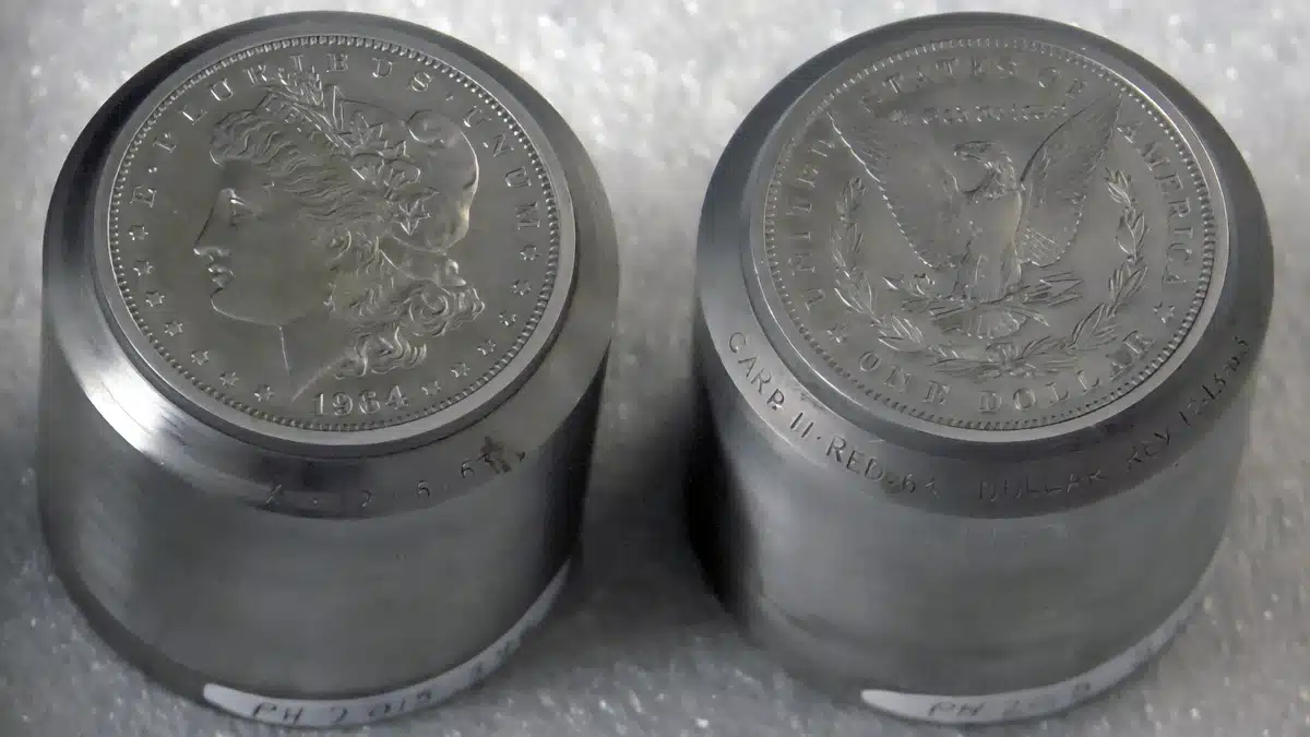 1964 Morgan Dollar Hubs. Image: CoinWeek.
