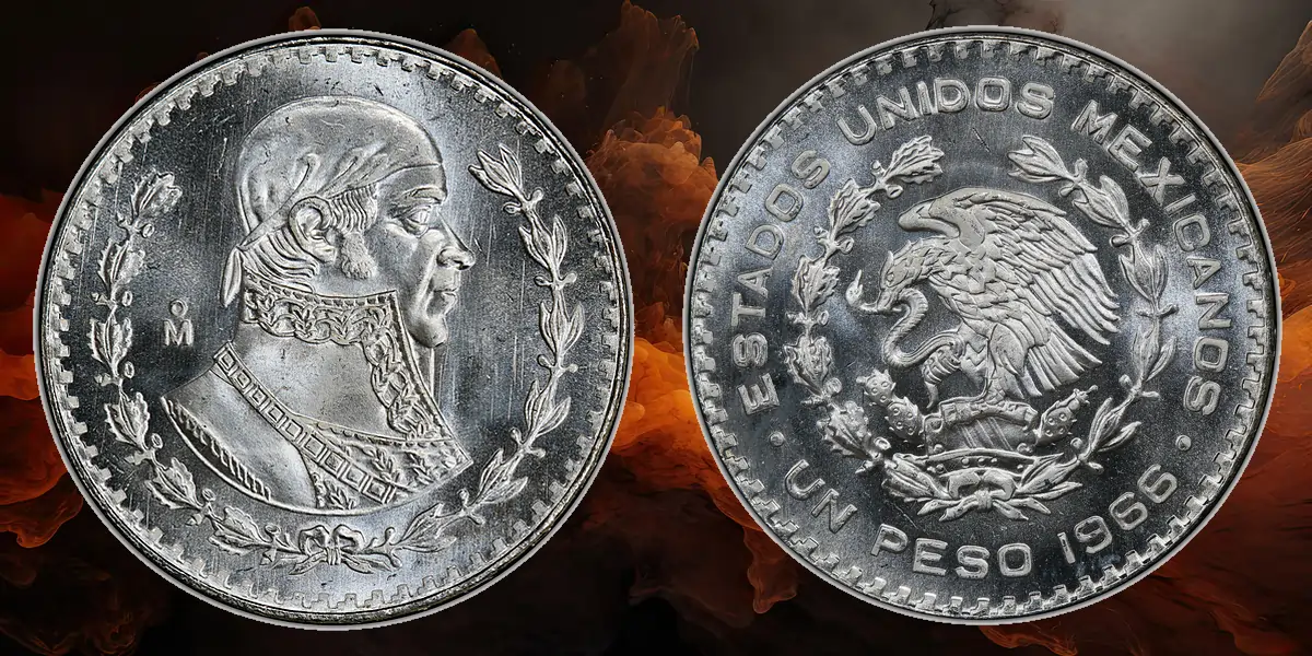 Mexico: Estados Unidos Peso 1966-Mo MS67 PCGS