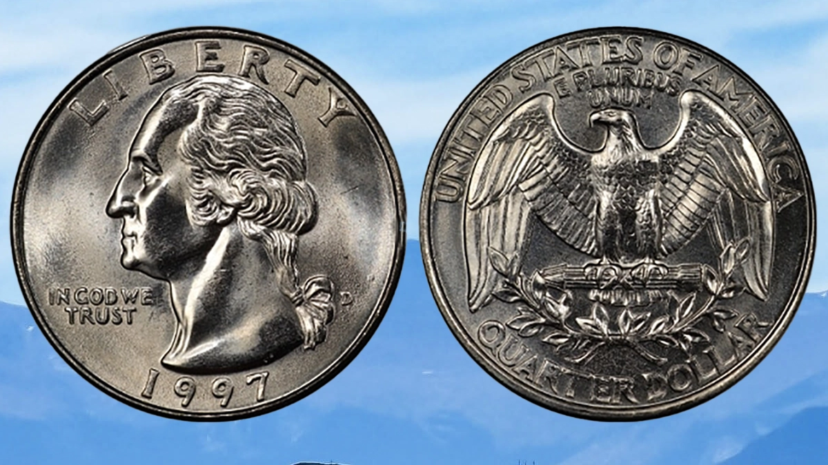 1997-D Washington quarter. Image: CoinWeek / Adobe Stock.