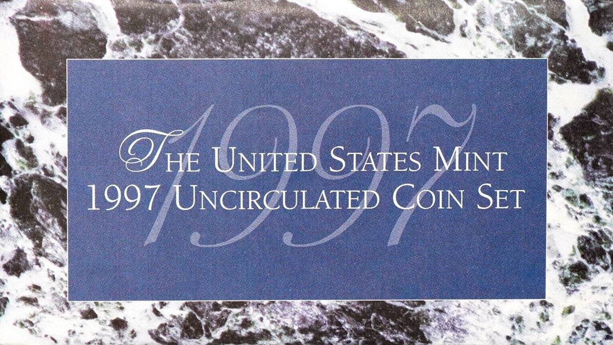 The United States Mint 1997 Uncirculated Coin Set. Image: CoinWeek.