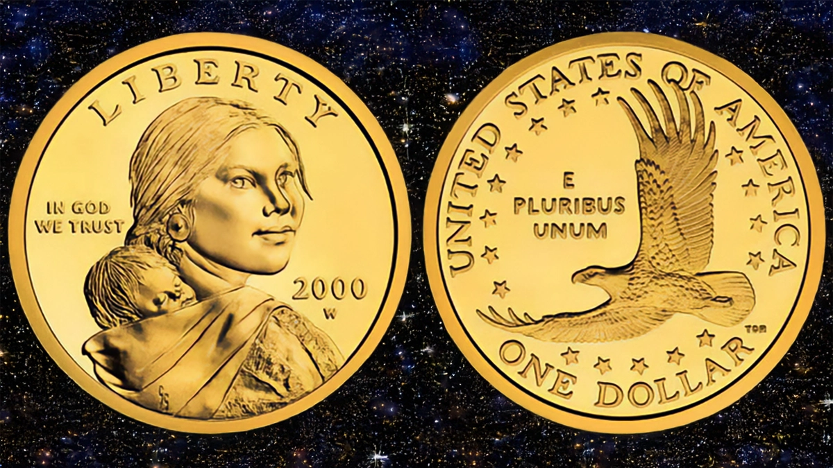 2000-W Gold Sacagawea Dollar